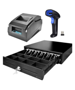 Combo Comercial Impresora RPT001 + Lector 1D/2D + Cajón de Dinero
