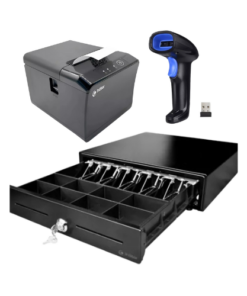 Combo Comercial Impresora RPT004 + Lector 1D/2D + Cajón de Dinero