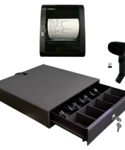 Combo Comercial Impresora Térmica TP-POS80 + Lector Inalámbrico + Caja de Dinero