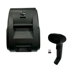 Kit Punto de Venta: Impresora Térmica TP-POS58 + Lector de Códigos de Barras Inalámbrico