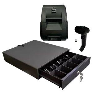 Combo Comercial, Impresora TP-POS80+ Lector Inalámbrico + Caja de Dinero