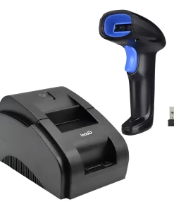 Set Lector Codigo De Barra Laser + Impresora Termica Oficina